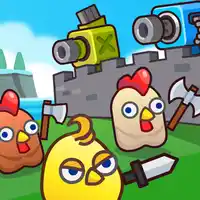 Merge Cannon: Chicken Defense